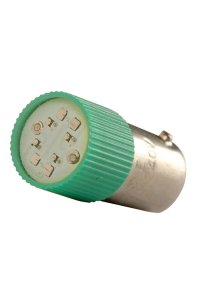 Gwest BA9S Led Ampul 110V.AC-DC Yeşil Led Ampul