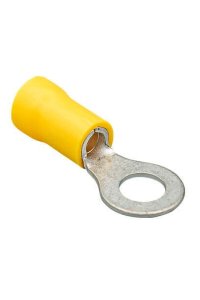 Gwest GYU-606 100 Adet 4-6mm2 Sarı Yuvarlak İzole Kablo Ucu