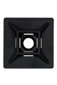 Gwest HW-4AB 28x28 100 Adet Siyah Yapışkanlı Kroşeler