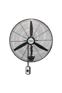 Hims HEF-DA650 190W 65 cm Siyah 3 Kanat Anahtarlı Sanayi Tipi Duvar Vantilatörü