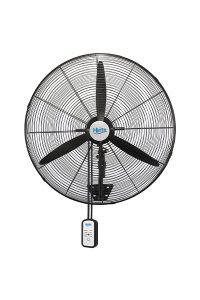 Hims HEF-DK750 210W 75 cm Siyah 3 Kanat Kumandalı Sanayi Tipi Duvar Vantilatörü