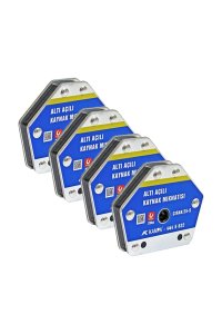 Kampa Çırak 25S 4lü 6 Açılı 25 kg Manyetik Kaynak Tutucu Mıknatıs