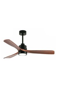 Kaşkar Taflan F52203 35W 132cm Ahşap Kahverengi 3 Kanatlı Uzaktan Kumandalı Lambalı Tavan Vantilatörü