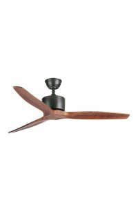 Kaşkar Taflan F52238 35W 132cm Ahşap Siyah 3 Kanatlı Uzaktan Kumandalı Lambalı Tavan Vantilatörü