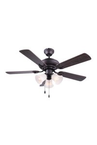 Kaşkar Taflan L42019 55W 106cm Ahşap Venge 5 Kanatlı İpli Lambalı Tavan Vantilatörü