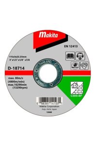 Makita D-18714 50 Adet 115x3mm Düz Flex Taş