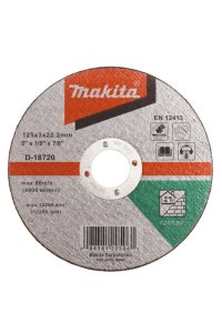 Makita D-18720 50 Adet 125x3mm Düz Flex Taş