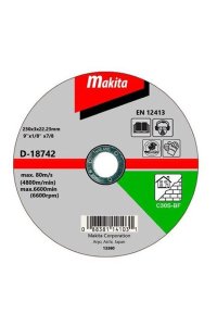 Makita D-18742 50 Adet 230x3mm Düz Flex Taş