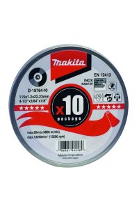 Makita D-18764-10 115x1.2mm 10lu Inox Kesme Seti