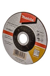Makita D-18823 25 Adet 125x1.6mm İnce Bombeli Düz Flex