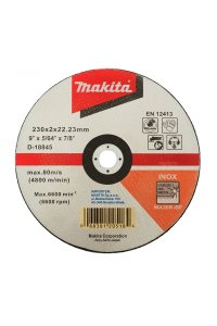 Makita D-18845 25 Adet 230x2mm İnce Bombeli Düz Flex