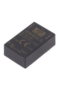 Mean Well DCWN03A-12 Regüleli Çift Çıkışlı İzole Dönüştürücü