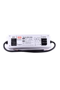 Mean Well ELG-200-24A-3Y 24V DC 8.4A Tek Çıkışlı Led Sürücü
