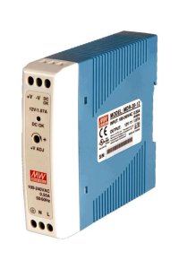 Mean Well MDR-20-12 20W 12V 1.67A Ray Montaj Led Sürücü