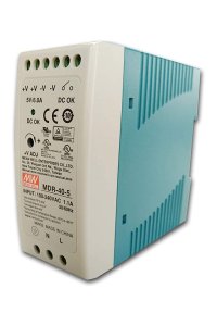 Mean Well MDR-40-5 30W 5V 6A Ray Montaj Led Sürücü