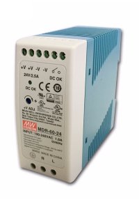 Mean Well MDR-60-24 60W 24V 2.5A Ray Montaj Led Sürücü