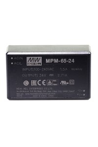 Mean Well MPM-65-24 24V 2.71A Medikal Kapsüllü Güç Kaynağı