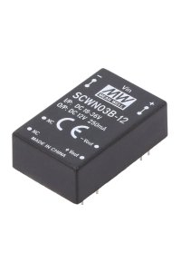 Mean Well SCWN03B-12 3W 18-36VDC 12VDC İzole Dönüştürücü