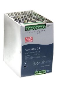 Mean Well SDR-480-24 480W Endüstriyel DIN Ray Power Supply