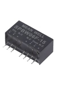 Mean Well SPBW06F-15 15V DC 0.4A PCB Montajı Dönüştürücü