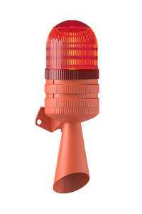 Mesan MS 5826.1.12-24VAC/DC Kırmızı Led Elektronik Siren