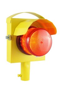 Mesan MS 8013.1.110-220VAC Kırmızı Led Tekli Trafik Lambası