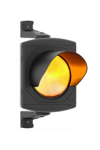 Mesan MS 8032.3.110-220VAC-1 Turuncu Ledli Tekli Trafik Lambası