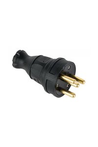 Mete Enerji 401003 3x25A 3P+E 380-415V IP44 Düz Kauçuk Fiş