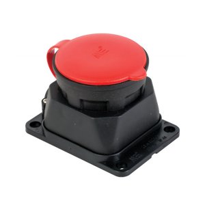 Mete Enerji 401032 3x25A 3P+E 380-415V Kauçuk Duvar Prizi