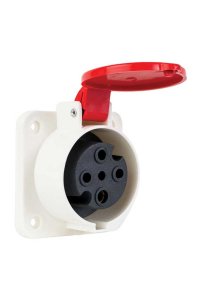 Mete Enerji 401041 3x32A 3P+E 380-415V Kauçuk Makine Prizi