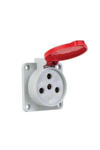 Mete Enerji 401042 3x25A 3P+E 380-415V IP44 Kauçuk Makine Prizi