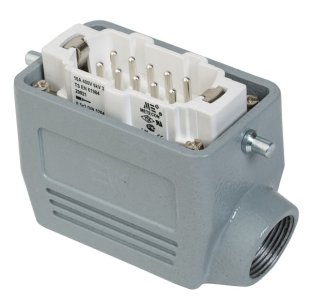 Mete Enerji 403501 10x16A 10P+E 400V IP65 Yan Giriş Fiş