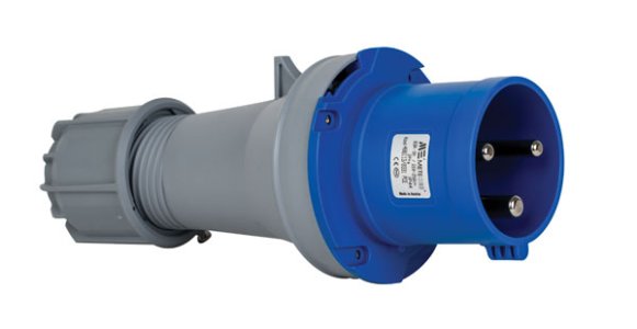 Mete Enerji 406113 3x63A 220-240V IP44 Cee Norm Düz Fiş