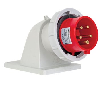 Mete Enerji 406212V 380-415V IP67 Cee Norm Eğik Makine Fişi