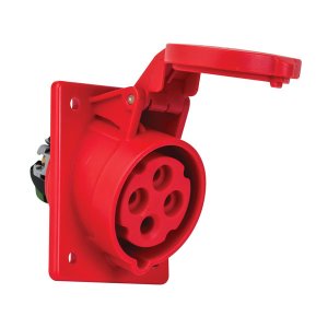 Mete Enerji 406505V 380-415V IP44 Cee Norm Eğik Makine Prizi