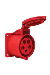 Mete Enerji 406522V 5x32A 6h/50-60Hz 380-415V IP44 Cee Norm Düz Makine Prizi