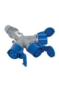 Mete Enerji 406701V 220-240V IP44 Cee Norm 3lü Grup Priz