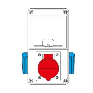 Mete Enerji 70062505 IP44 2x404016ST06 Kombinasyon Kutusu