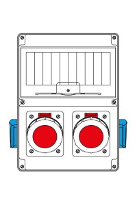 Mete Enerji 70153505 IP67 2x404016ST06 Kombinasyon Kutusu