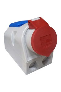 Mete Enerji T1010 5x16A IP44 Kablolu Kombinasyon Kutusu