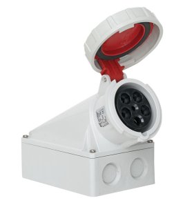 Mete Enerji T110226 Cee Norm Eğik Duvar Prizi