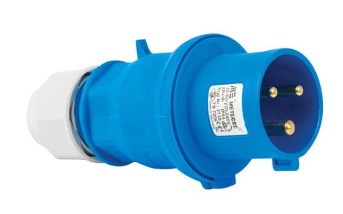 Mete Enerji T2138 IP44 Cee Norm Hızlı Bağlantılı Düz Fiş