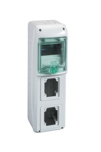 Schneider 13178 Kaedra 2 Güç Çıkışı için 1x5 Sigorta Kutusu