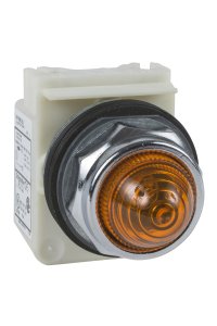 Schneider 9001KP7A9 30mm 230V AC Ba 9S IP66 Sarı Pilot Işığı