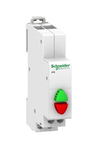 Schneider A9E18034 İPB 1NA-1NK Gri/Gri Çift Basmalı Buton