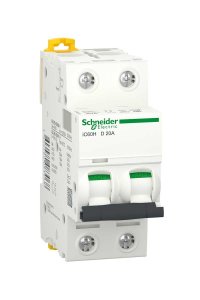 Schneider A9F85220 IC60H 2P 20A D Tipi Minyatür Devre Kesici