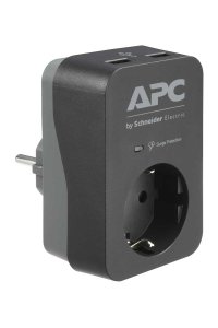Schneider APC PME1WU2B-GR 2 Usblı Tekli Akım Korumalı Priz