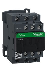 Schneider CAD32G7 Tesys D 120V AC 3NA+2NK Yardımcı Kontaktör