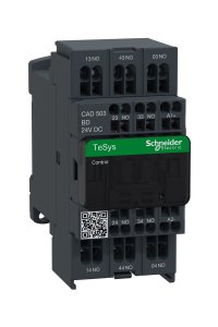 Schneider CAD503BD Tesys D 24V DC 5NA Yardımcı Kontaktör