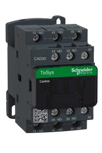 Schneider CAD50F7 Tesys D 110V AC 5NA Yardımcı Kontaktör